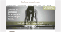 Desktop Screenshot of embarazoinesperado.com